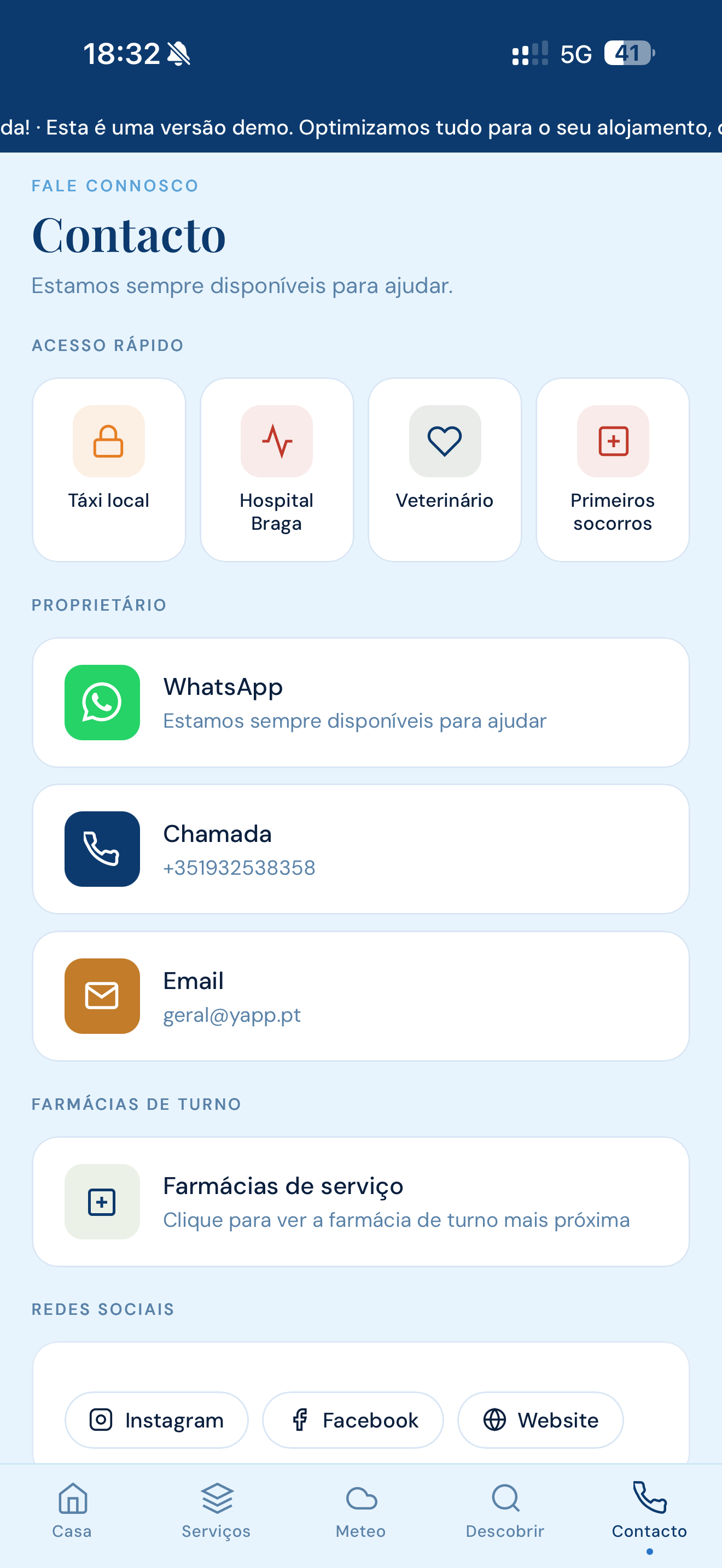 YAPP — Contacto